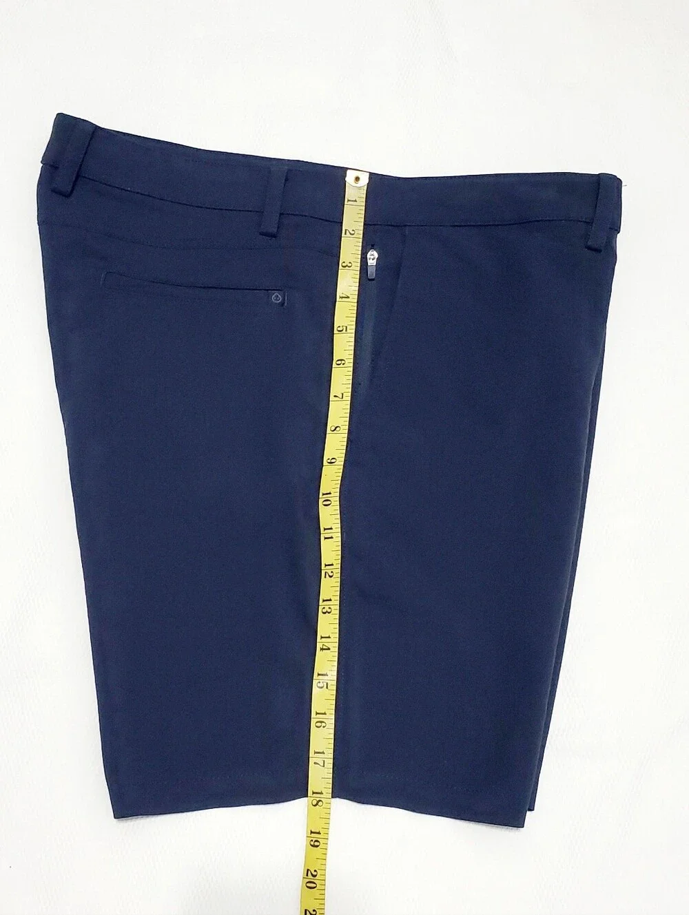 Tasc Mens Tailored Shorts Navy Blue 38 Waist